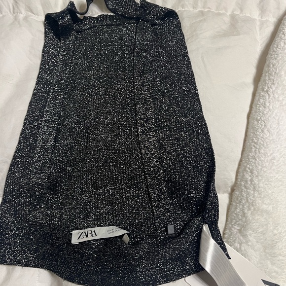 Zara glitter backless crop top - Picture 6 of 6